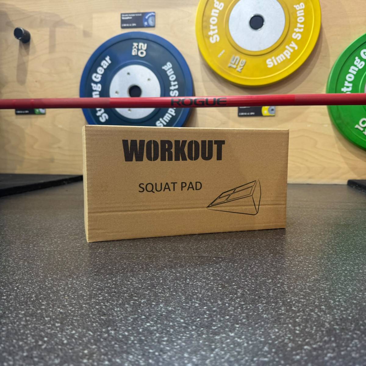 Klíny na dřep WORKOUT černé