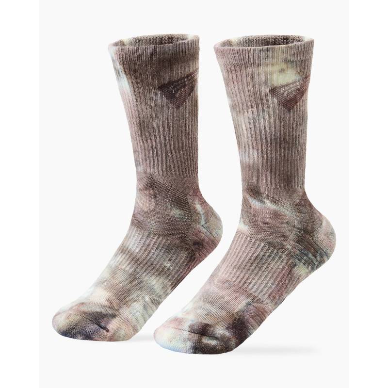 TYR Ethos Dyed Crew Socks - Brown