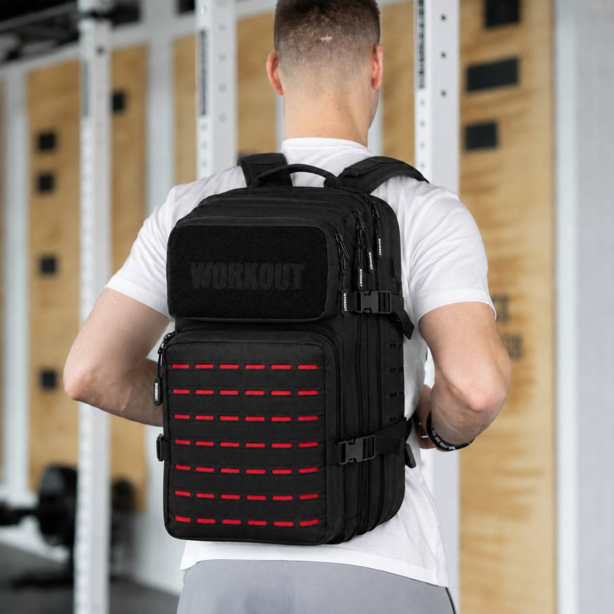 Fitness batoh WORKOUT 2.0 - black/red