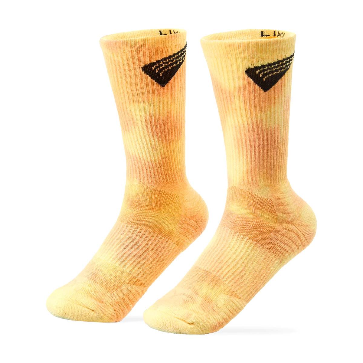 TYR Ethos Dyed Crew Socks - Fire