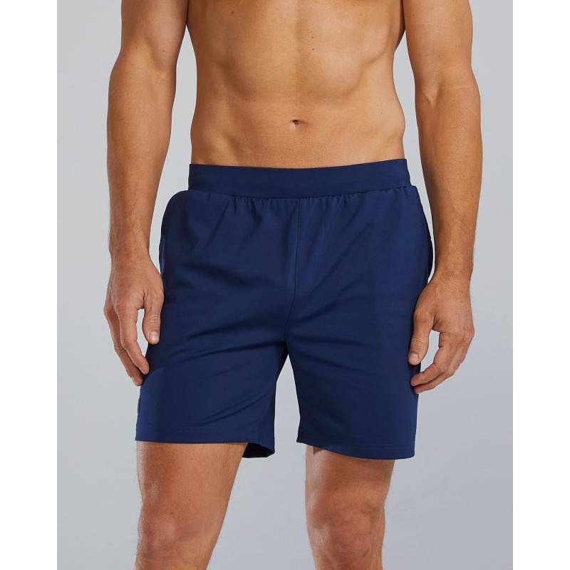 TYR Elevation 7 Herren-Shorts - Stahlblau