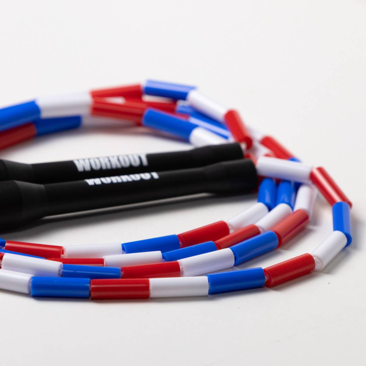 WORKOUT Childrens Beaded Jump Rope - Adjustable - Tricolor