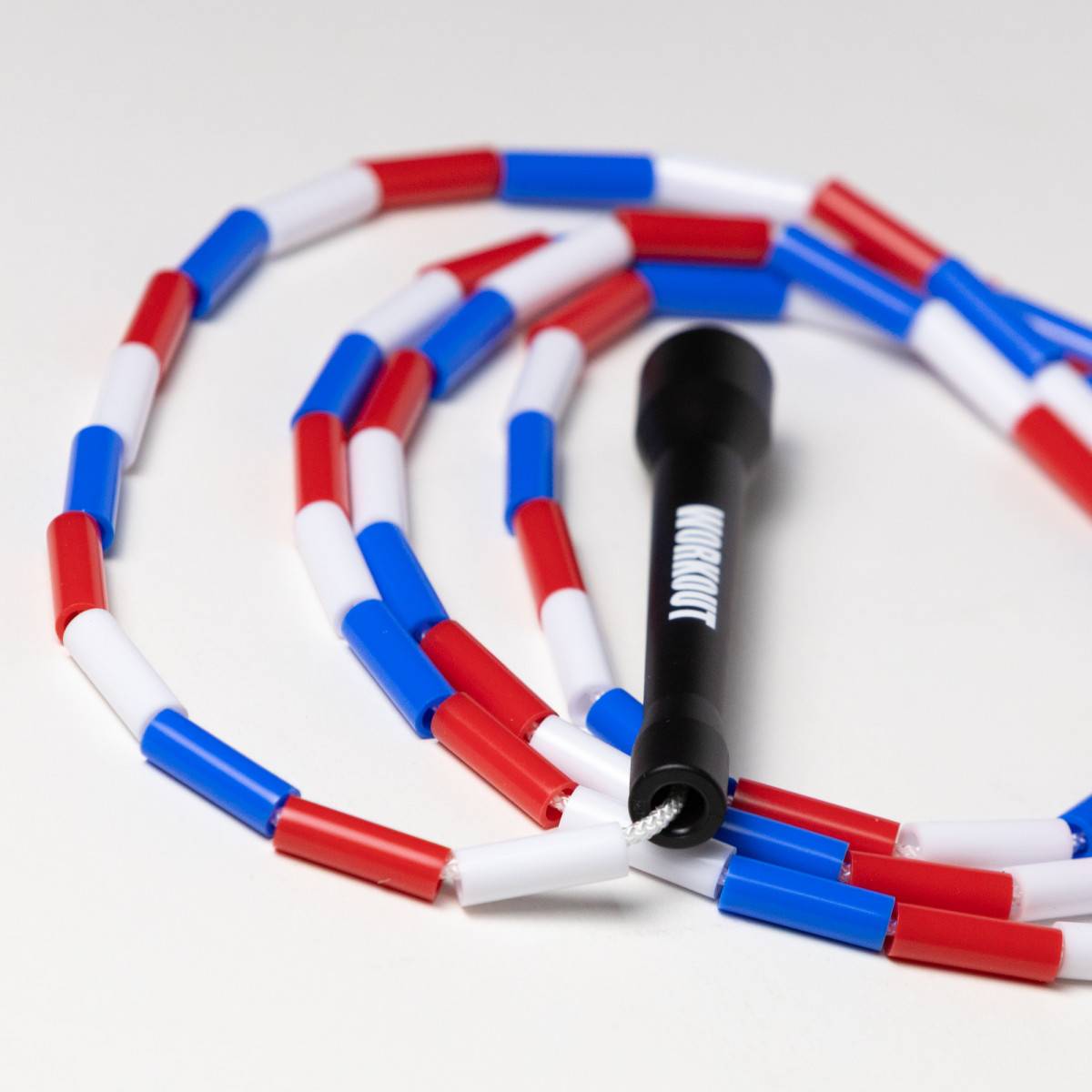 WORKOUT Childrens Beaded Jump Rope - Adjustable - Tricolor