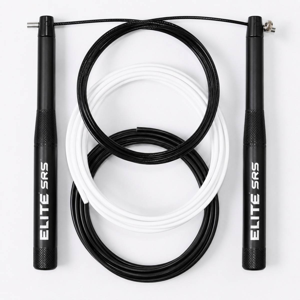 Corda per saltare Performance Speed Rope - Set da 3 cavi - nera