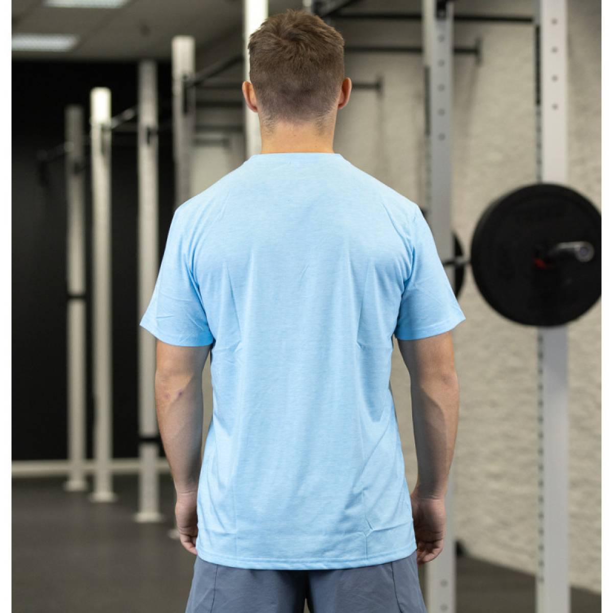 Maglietta sportiva da uomo WORKOUT - blu