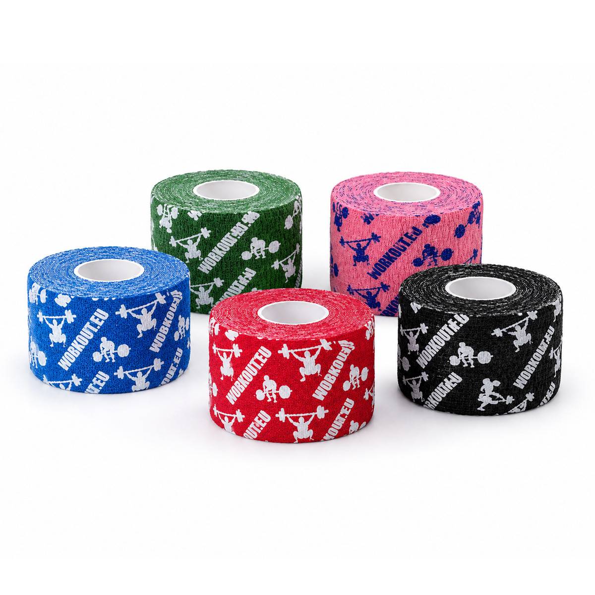 Set 5 kusů thumb tape WORKOUT úzká - délka 7 m