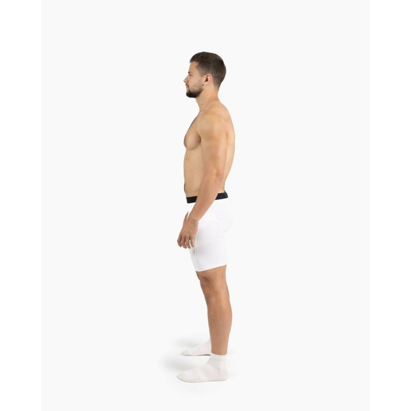 Man elastické Shorts Velites Liner Holo - white