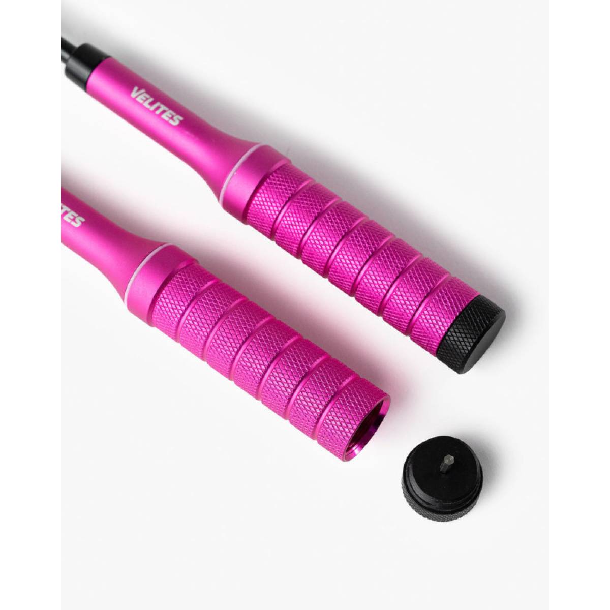 Corda da salto veloce Velites Earth 2.0 - rosa