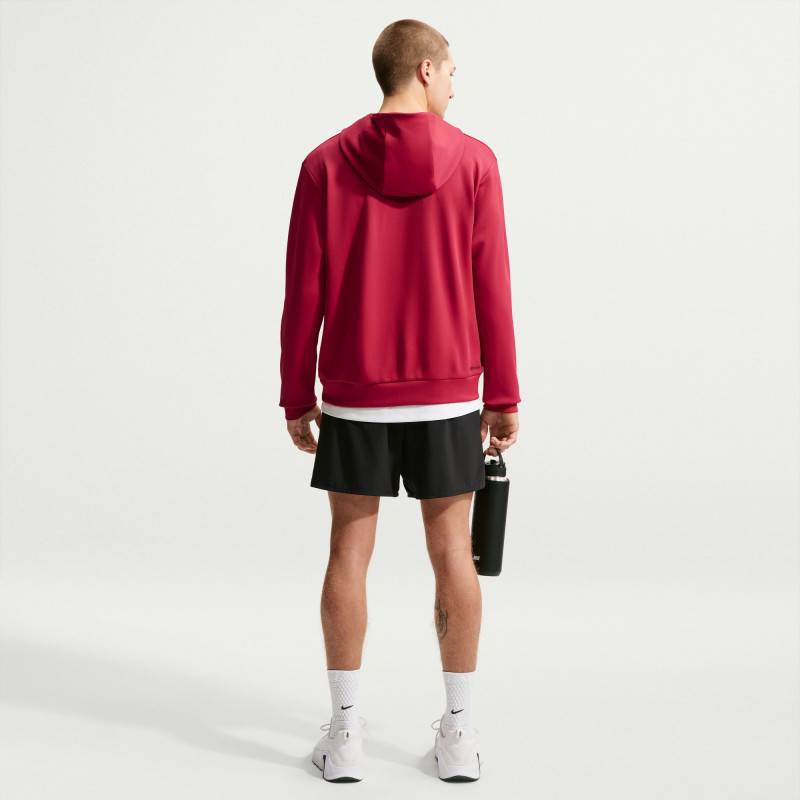 Pánská mikina Nike Dri-FIT s kapucí a UV ochranou - rot