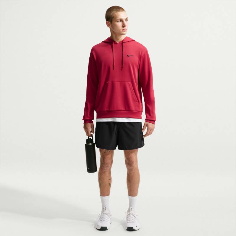 Pánská mikina Nike Dri-FIT s kapucí a UV ochranou - červená