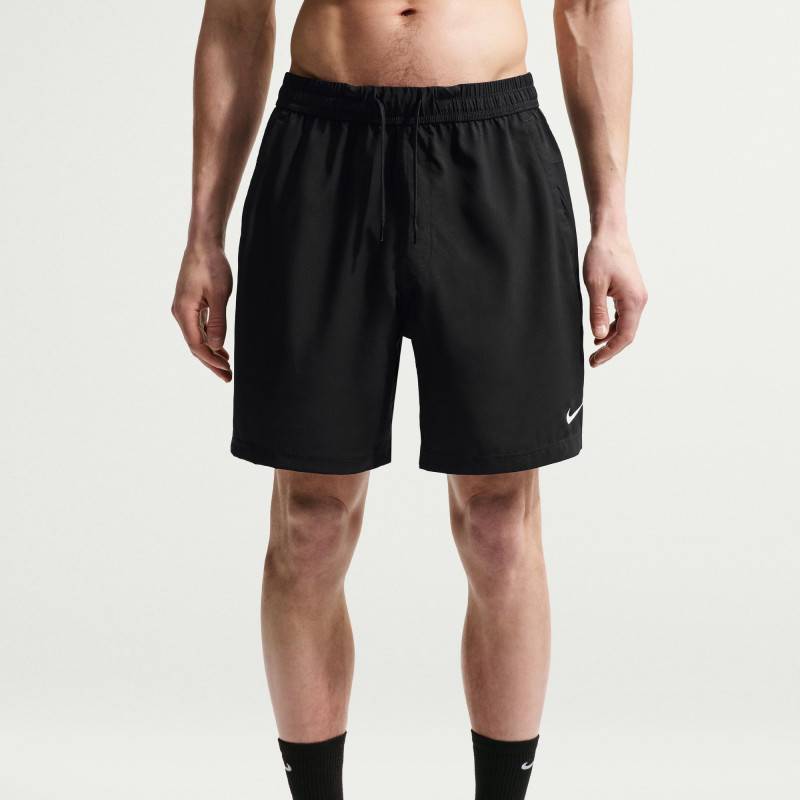 Pantaloncini universali da uomo Nike Dri-FIT da 18 cm senza fodera - neri