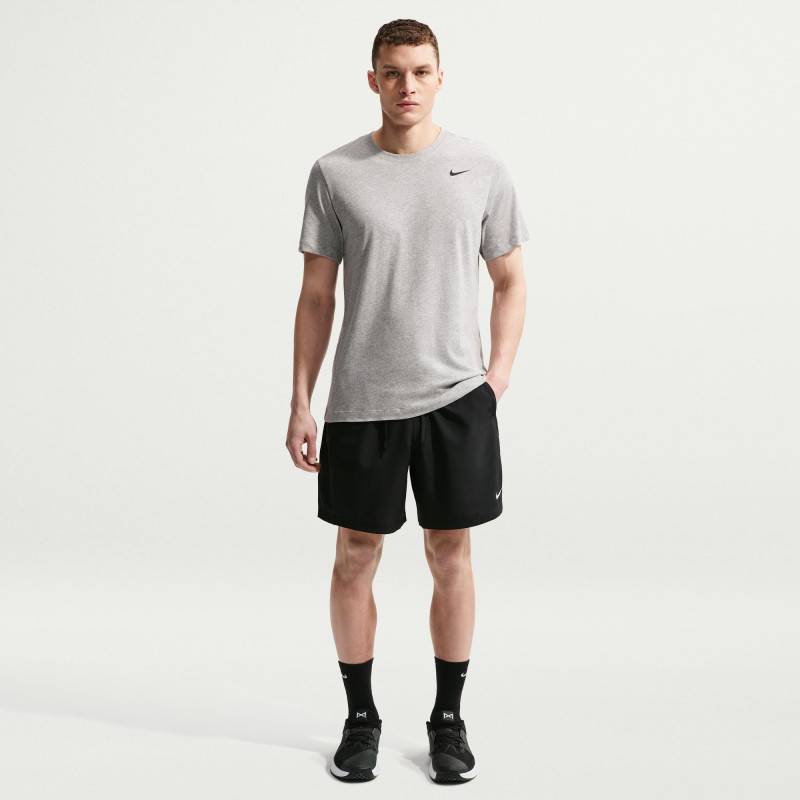 Pánské 18cm univerzální kraťasy Nike Dri-FIT bez podšívky - černé