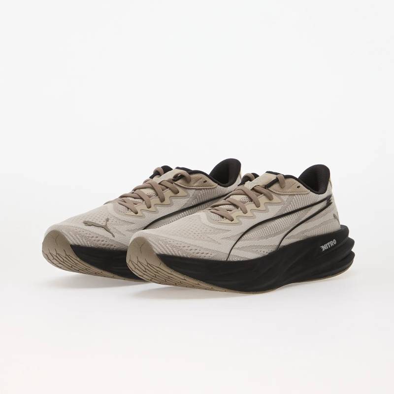 Puma Deviate Pure Nitro Silver Mens Running Shoes