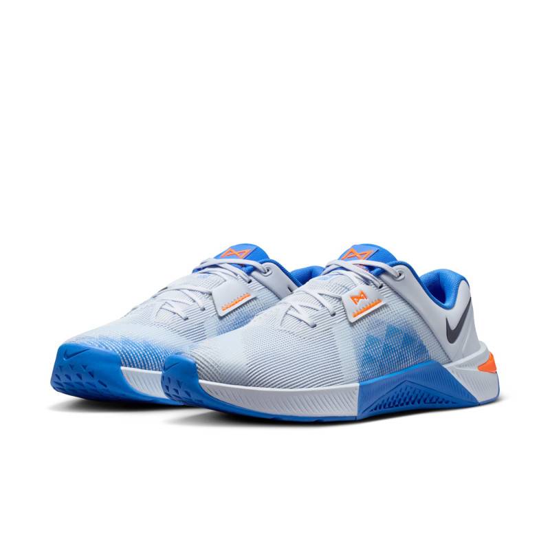 Nike Metcon 10 Herren-CrossFit-Schuhe - grau/blau/orange