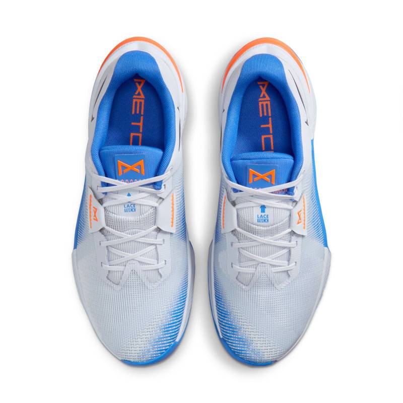 Scarpe da uomo Nike Metcon 10 per CrossFit - grigio/blu/arancione