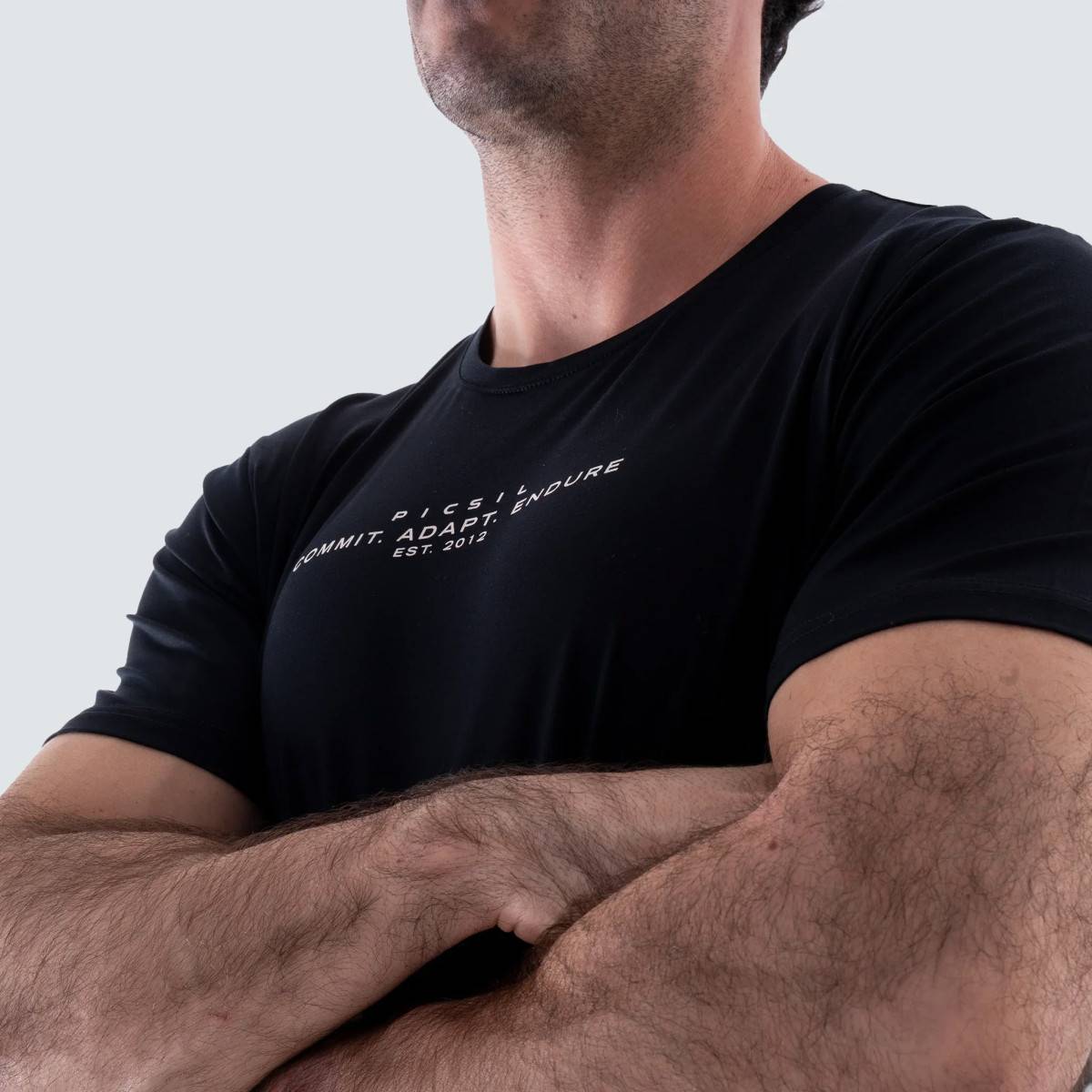Picsil Essentials FY26 Funktions-T-Shirt für Herren - schwarz