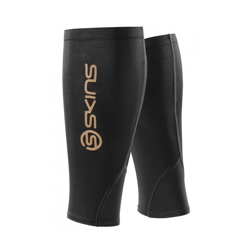 Skins Calf Tights MX - Black/Gold
