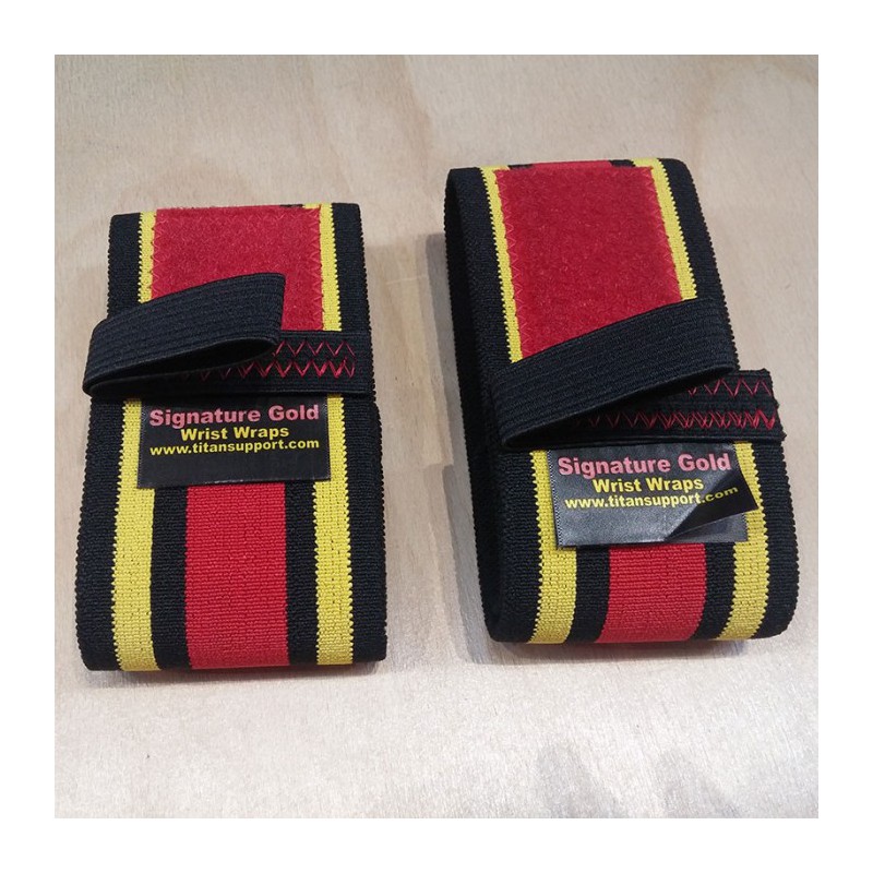 Wrist Wrap Titan Signature Gold 50 cm extreme hae