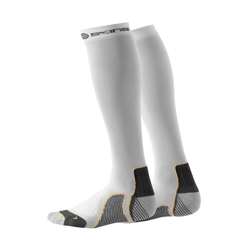 Compression knee socks Skins Active Unisex White