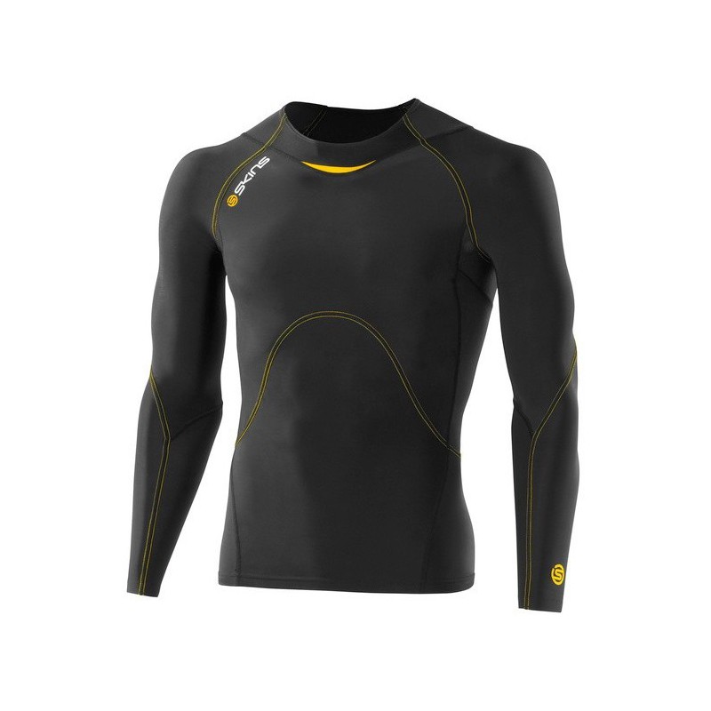 Man compression T-Shirt long sleeve A400 Bio