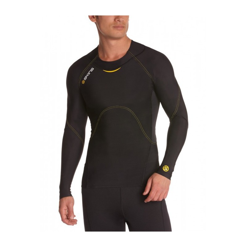 Man compression T-Shirt long sleeve A400 Bio