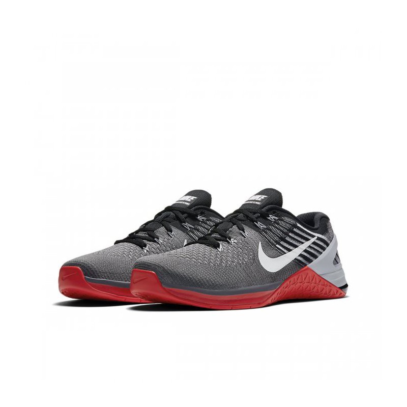 Pánské Nike Metcon 3 DSX Flyknit - šedivo červené