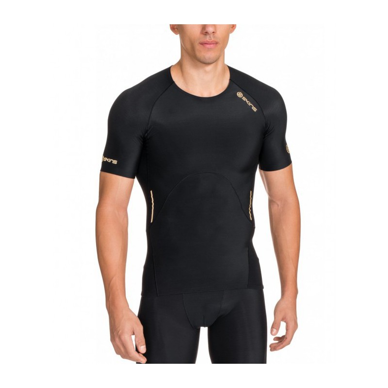 Herren T-Shirt kompressions kurzarm A400 - gold