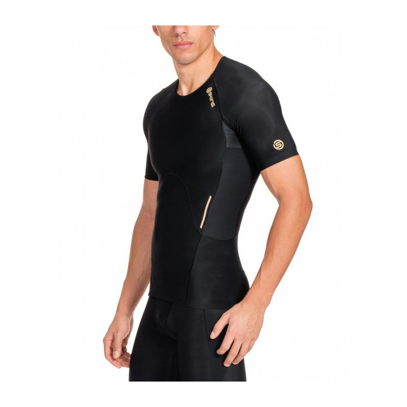 Herren T-Shirt kompressions kurzarm A400 - gold