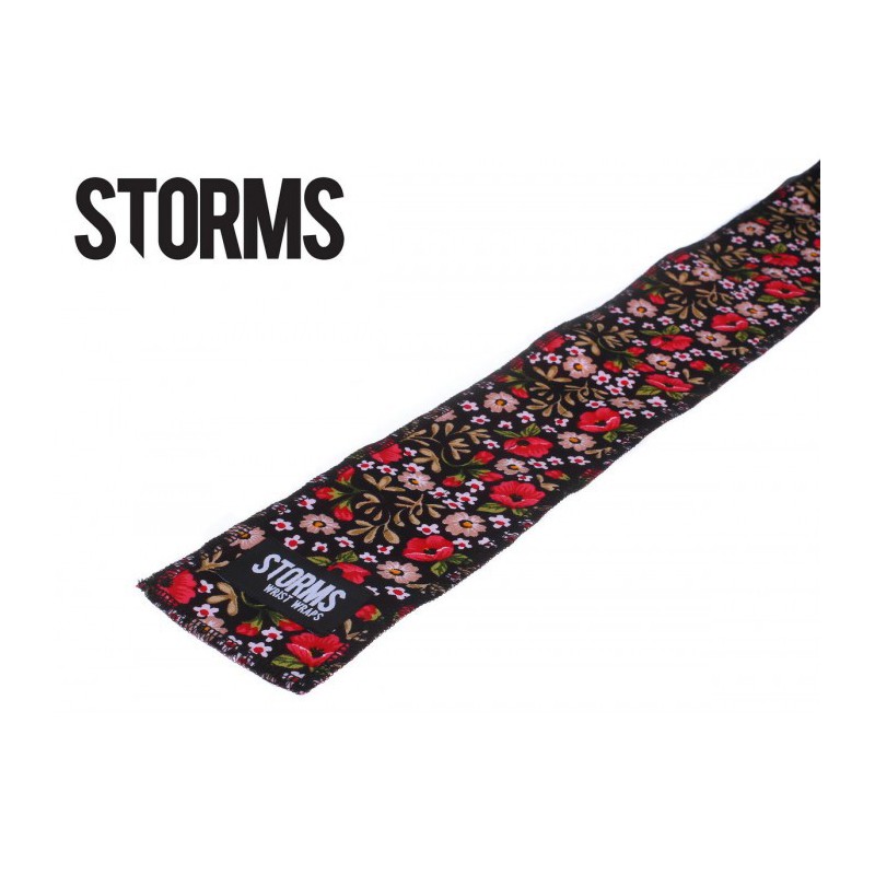 Zpevňovač zápěstí STORMS Wrist Wraps - Red Flower
