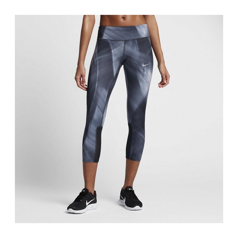 Dámské legíny 3/4 Nike Power Epic s potiskem gray