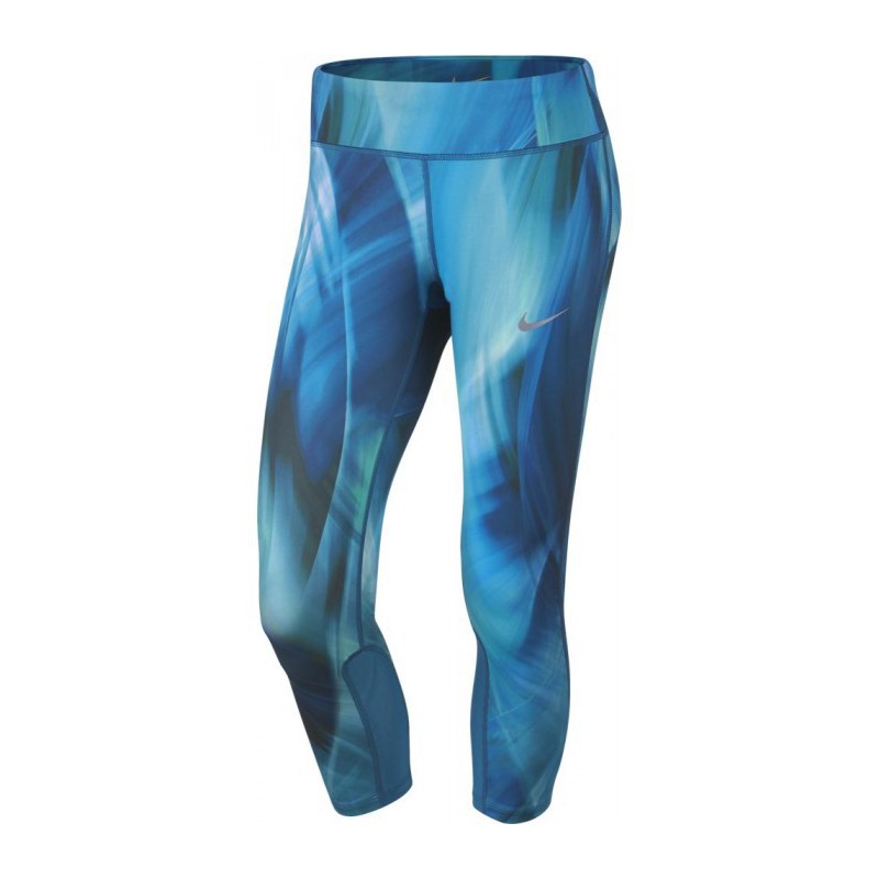 Dámské legíny 3/4 Nike Power Epic print blue