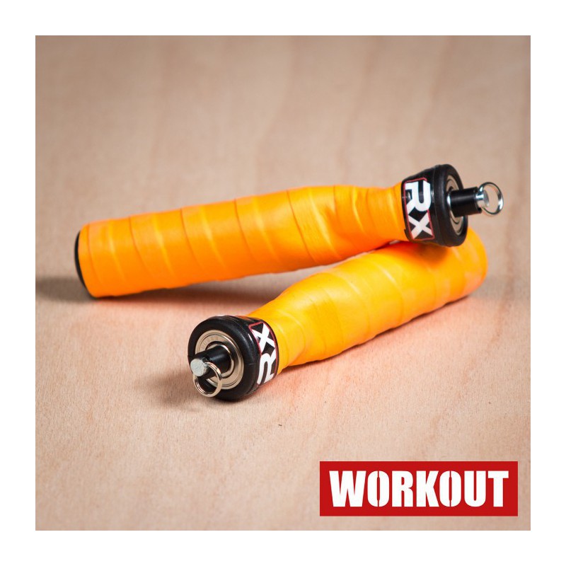 Rx Jump Rope - dark orange handle (pair)