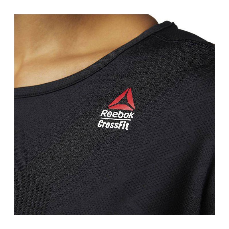 Dámské triko CrossFit JACQUARD LS TEE BQ5225