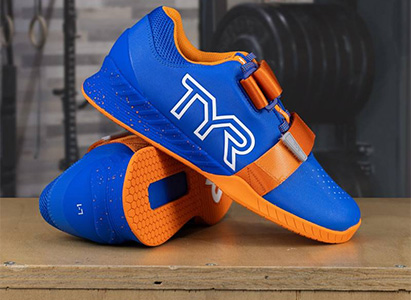 New colors of TYR CrossFit and weightlifting shoes.